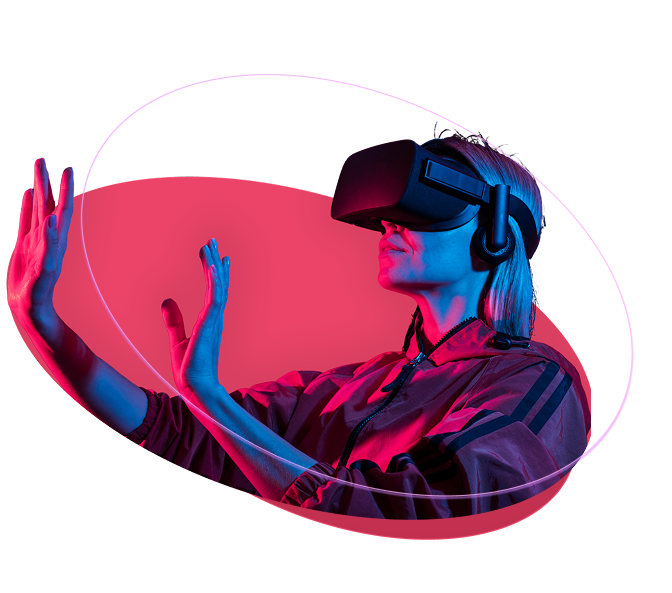 3D visualization and VR technology representation